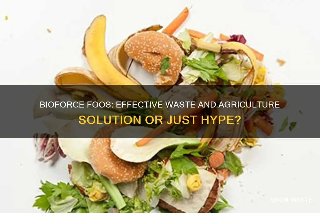 does bioforce foos waste and agriculture work