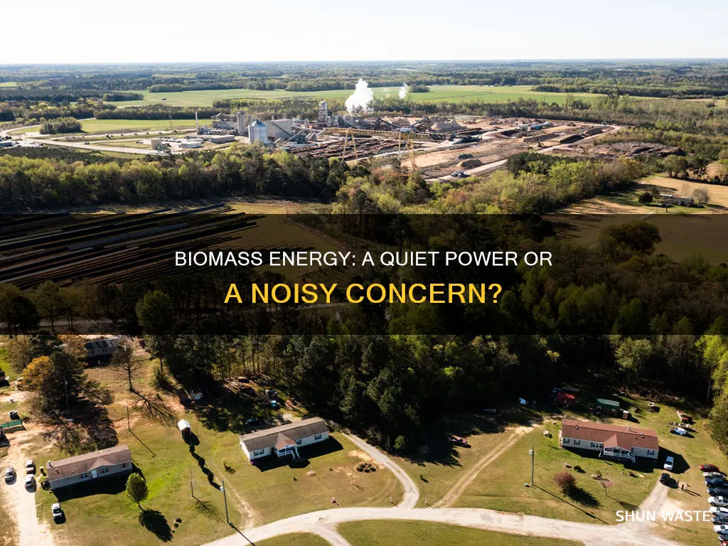 does biomass cause noise pollution