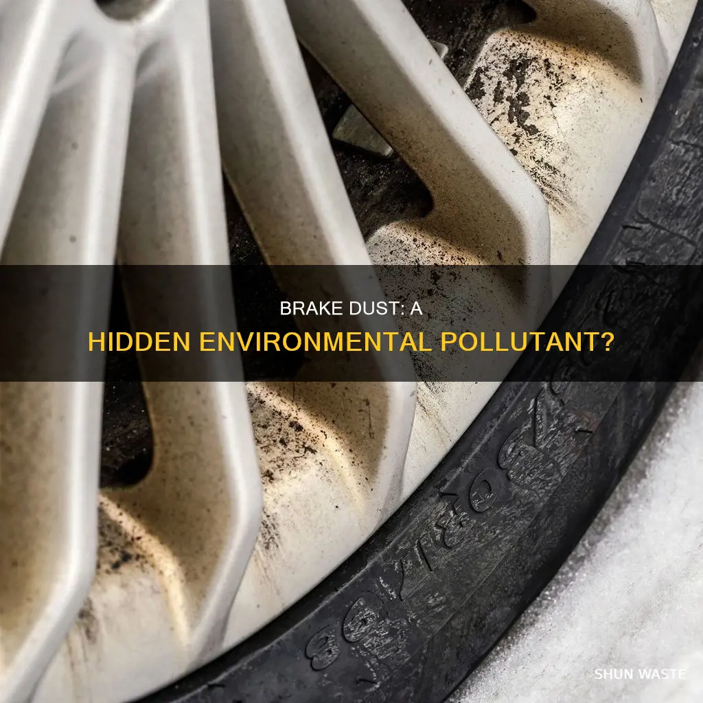 does brake dust cause pollution