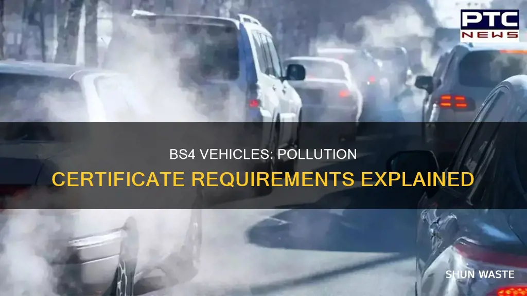 does bs4 need pollution certificate