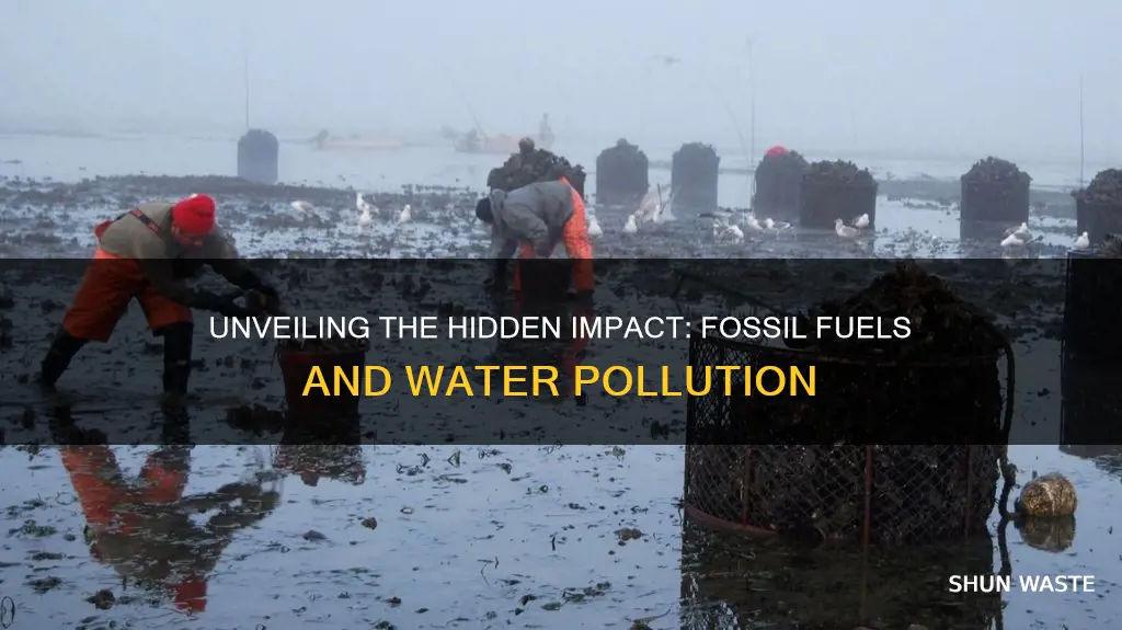 does burning fossil fuels cause water pollution