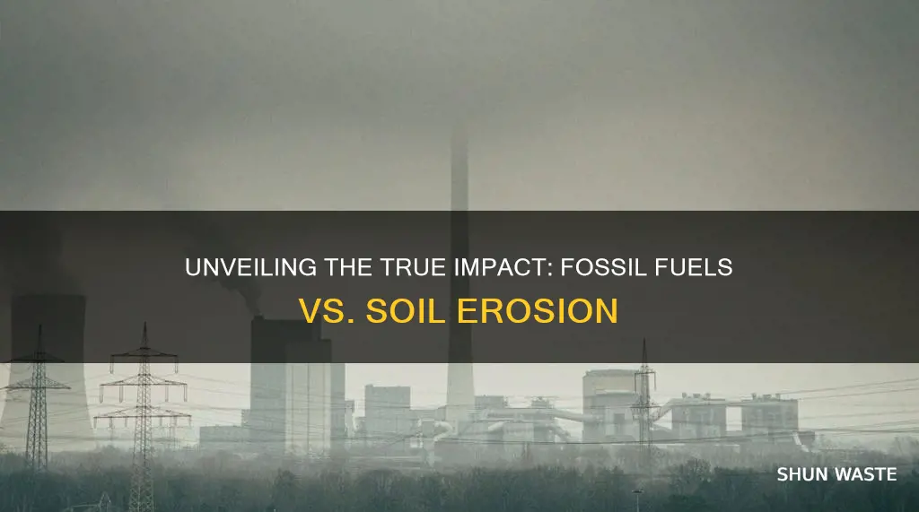 does burning fossil fuels causes more pollution than soil erosion