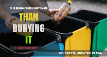Trash Disposal: Burying vs Burning, Which is Worse?