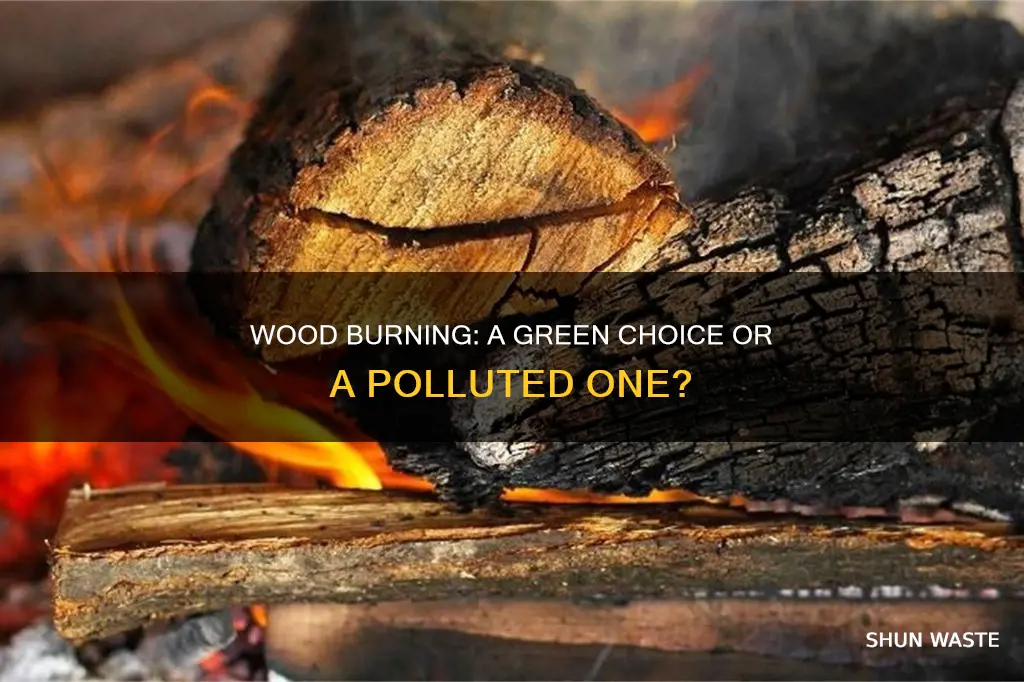 does burning wood cause air pollution