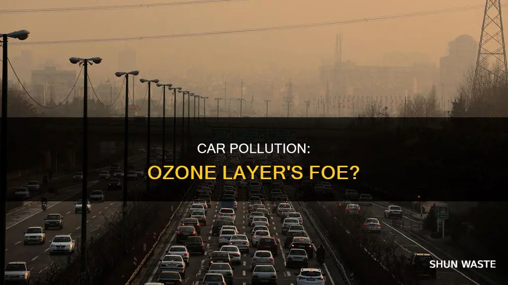 does car pollution affect the ozone layer