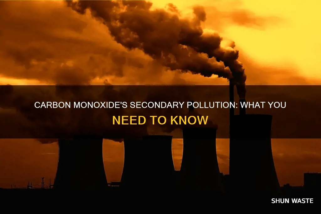 does carbon monoxide create secondary pollutants