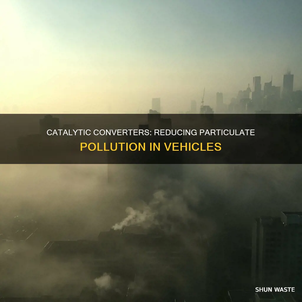 does catalytic converter reduces particulate pollution