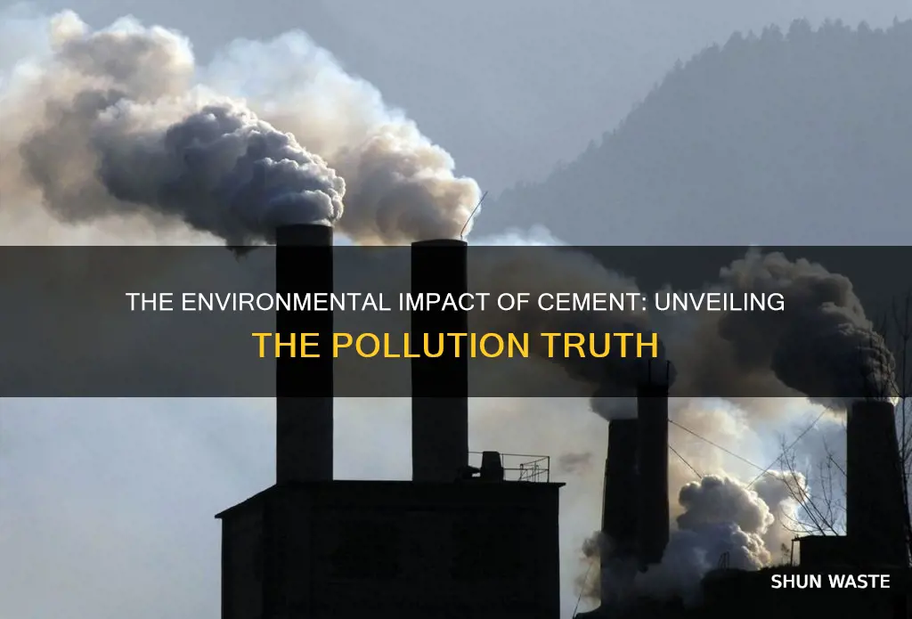 does cement cause pollution