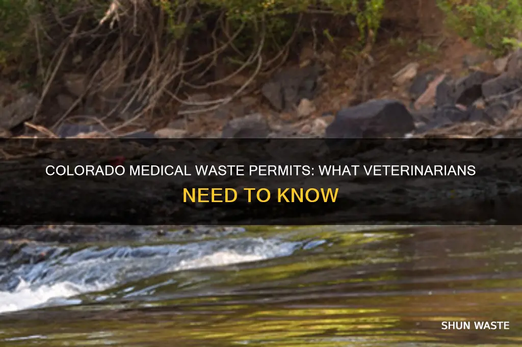 does colorado require medical waste permits for veterinarians