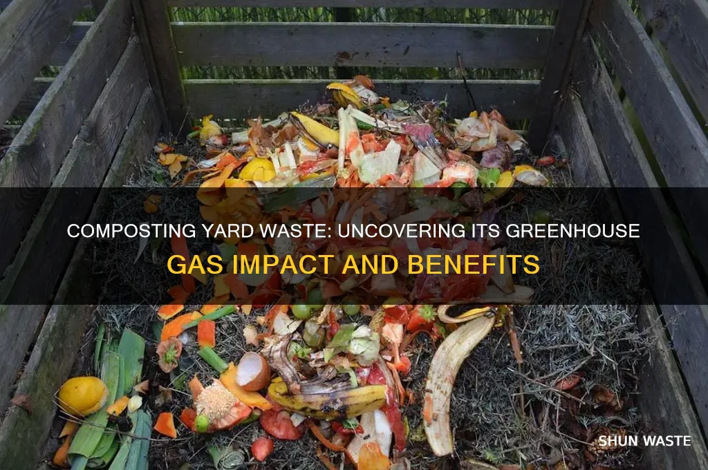 does composting yard waste create greenhouse gases