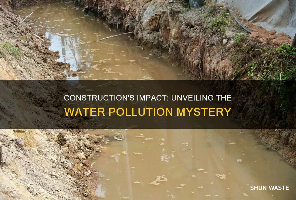 does construction pollute water