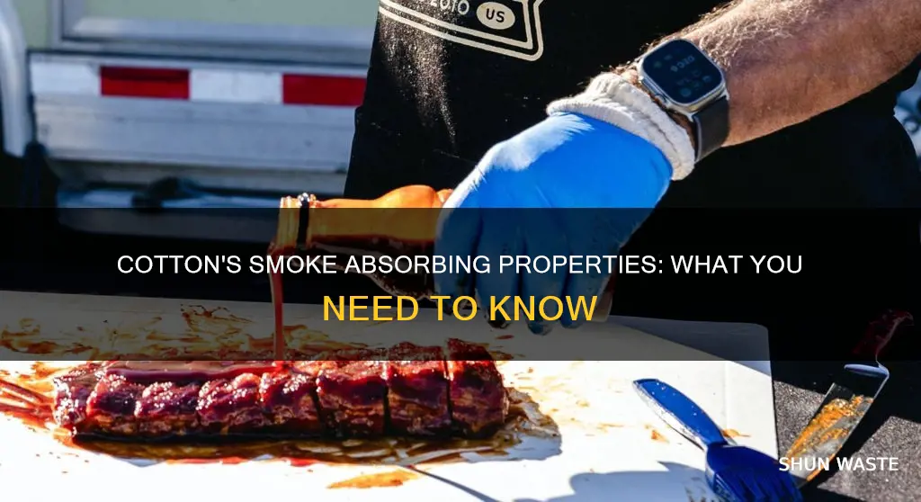 does cotton absorb smoke pollutants