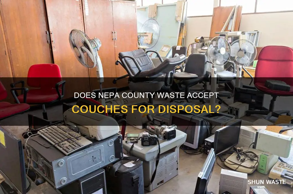 does county waste in nepa take couches