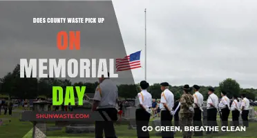 Memorial Day Waste Collection: County Pickup Schedule and Service Changes