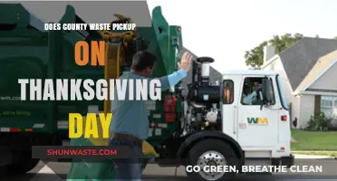 Thanksgiving Day Waste Pickup: Does County Service Operate as Usual?