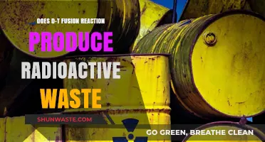 D-T Fusion Reactions: Radioactive Waste Production Explained