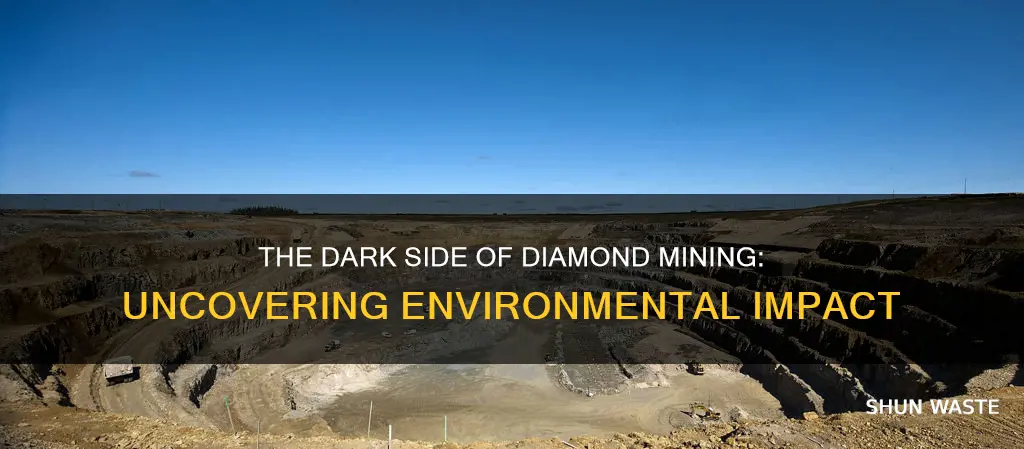 does diamond mining cause pollution