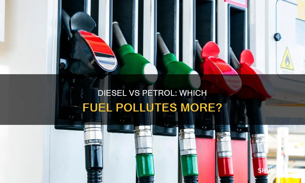 does diesel produce more pollution than petrol