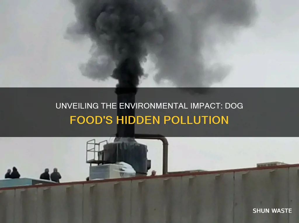 does dog food production cause pollution