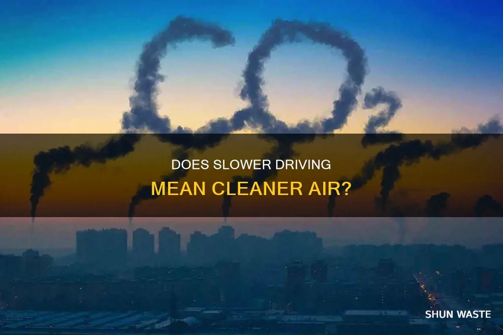 does driving at 20mph increase pollution