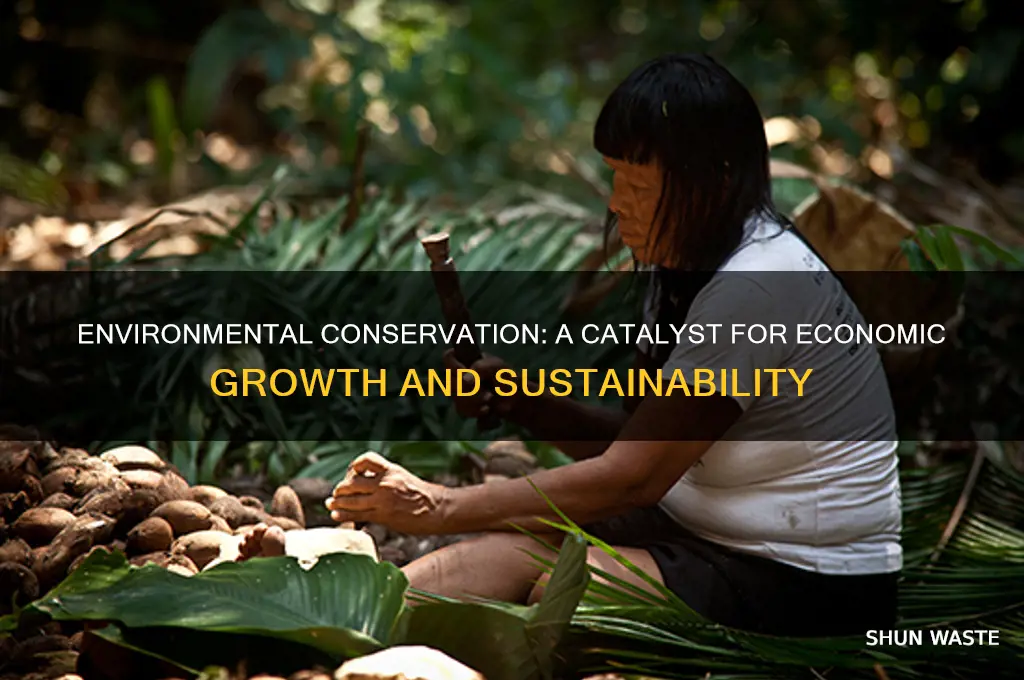 does e helping the environment help the economy