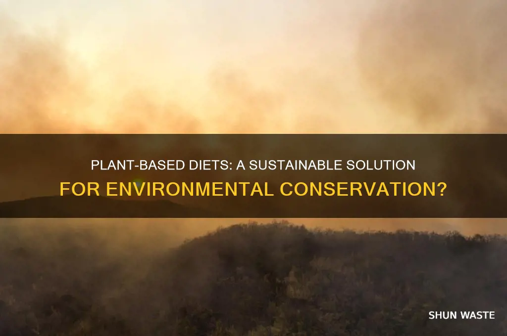 does eating plant based really help environment
