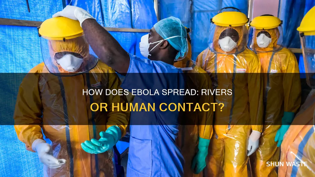 does ebola spread easier by polluted rivers