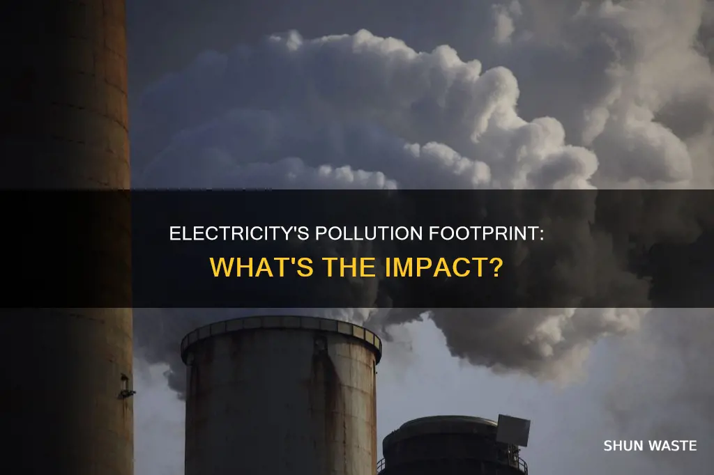 does electricity leave any pollution