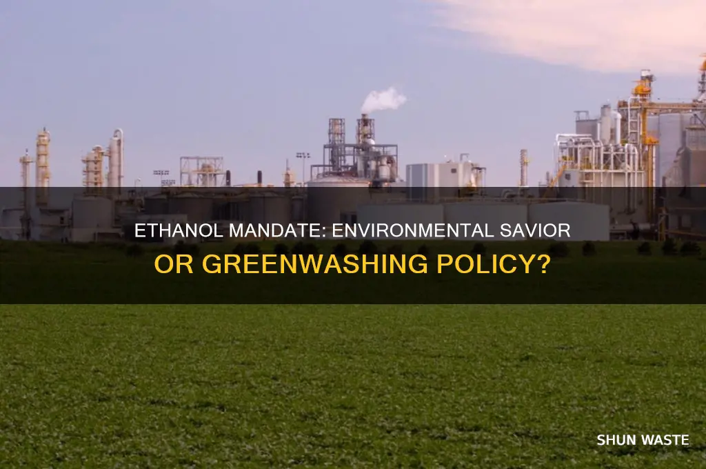 does ethanol mandate help environment