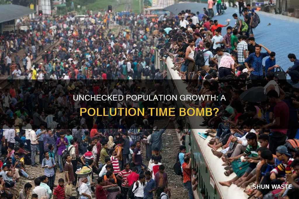 does excessive population growth increased pollution