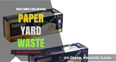 Family Dollar Paper Yard Waste Bags: Availability and Options Explored