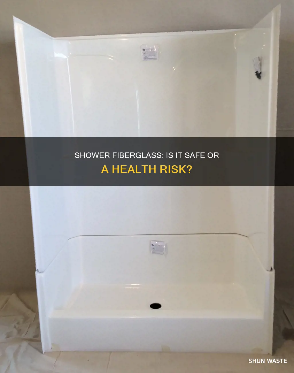 does fiberglass shower contain fiberglass pollutant