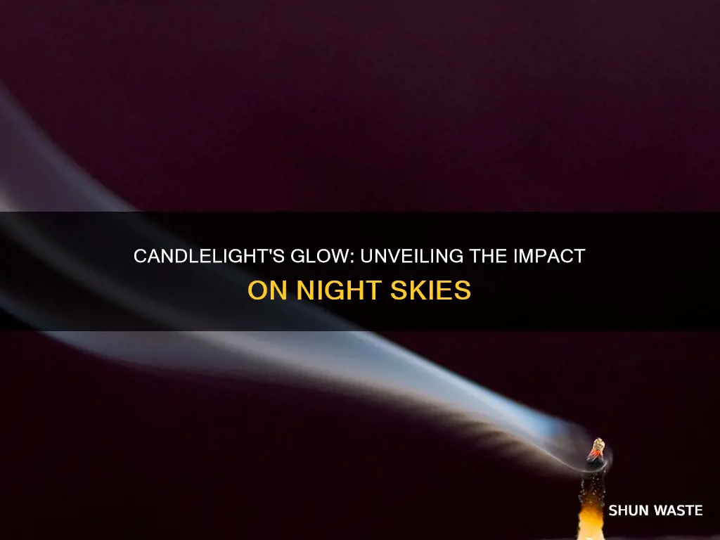 does fire candles cause light pollution