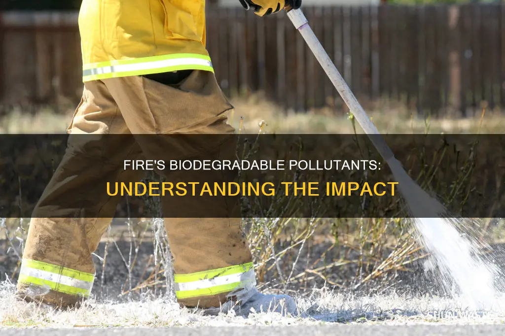 does fire have biodegradable pollutants