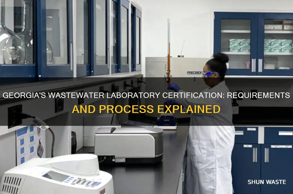 does georgia certify laboratories for waste water