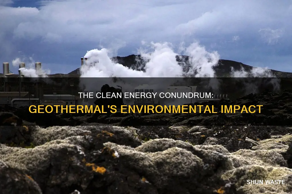 does geothermal energy pollute the earth