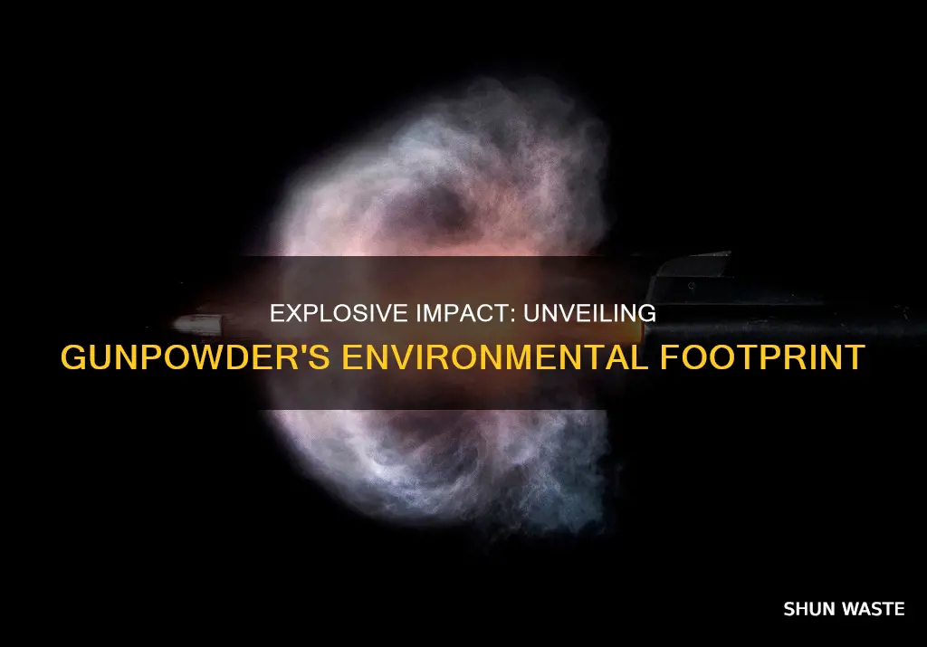 does gunpowder cause pollution