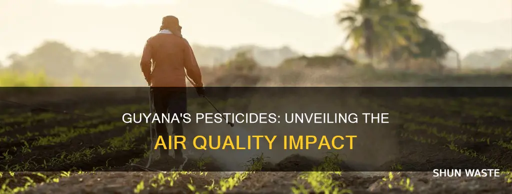 does guyana pesticides cause air pollution