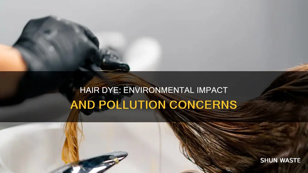 does hair dye pollute