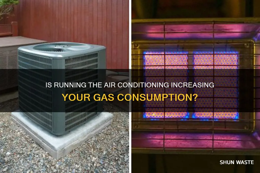 does having the air on waste gas