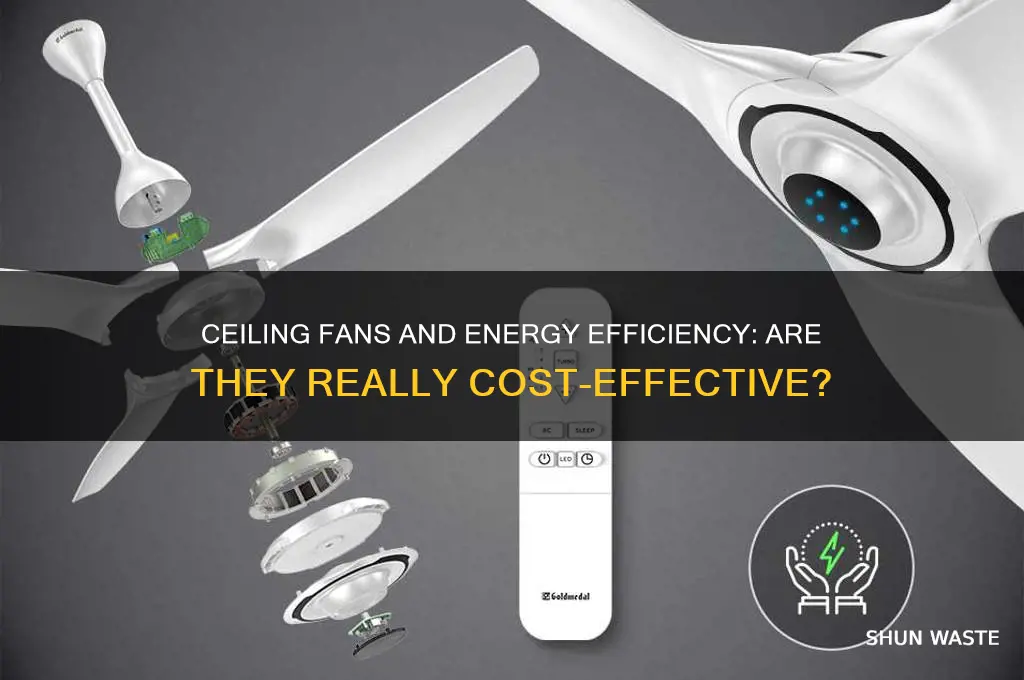 does having the ceiling fan on waste electricity