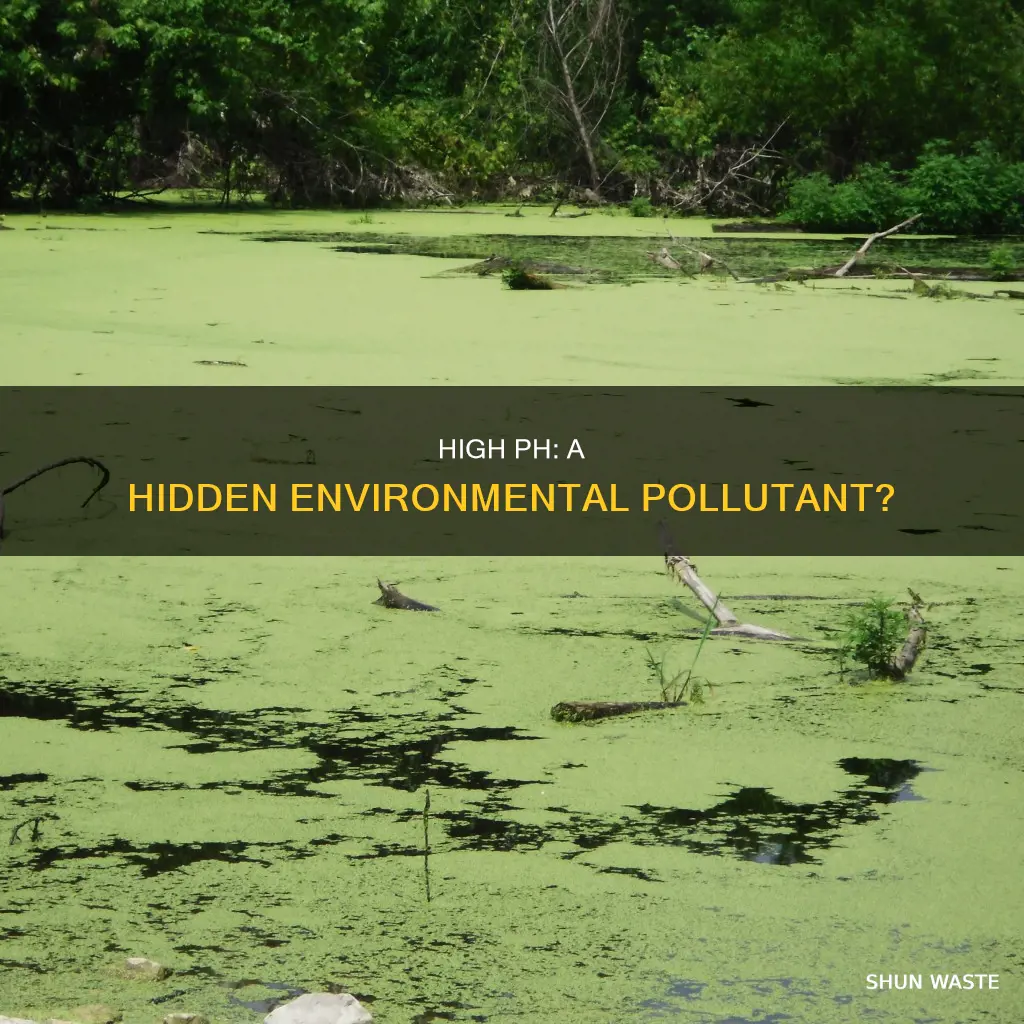 does high ph cause pollution sites edu