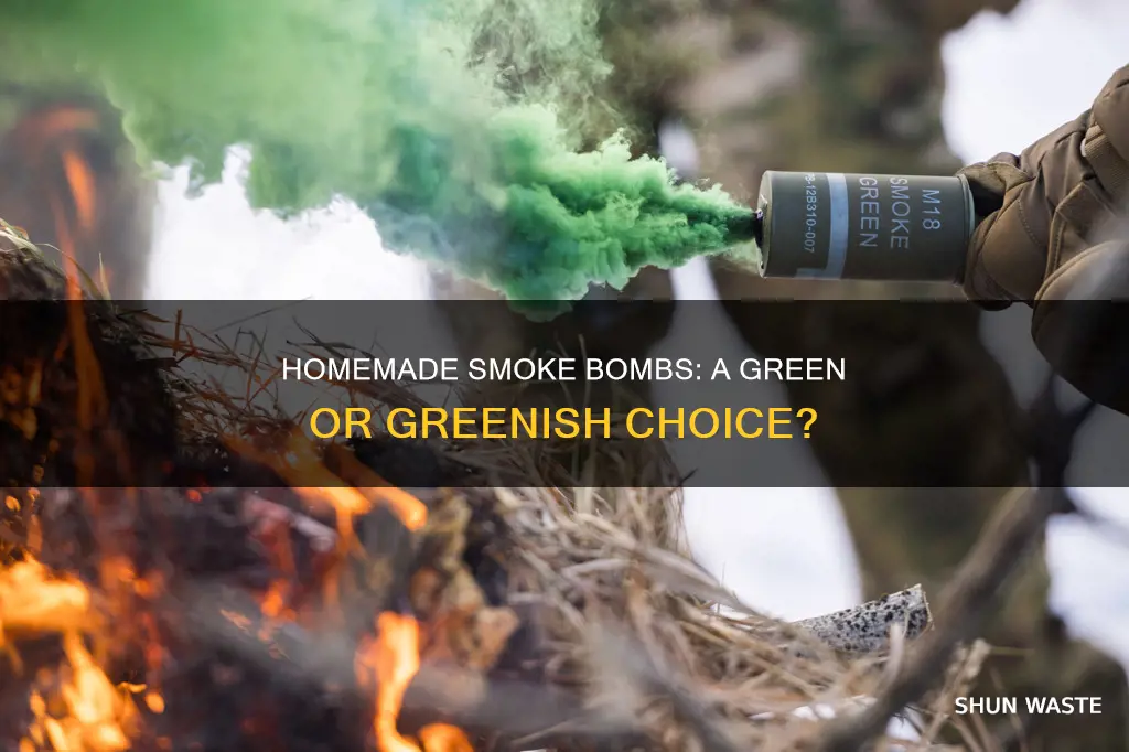 does homemade smoke bomb cause pollution