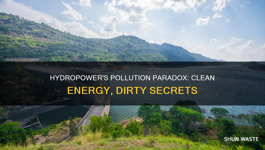 does hydro power pollute