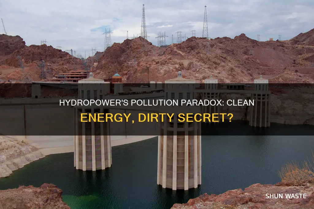 does hydropower create pollution