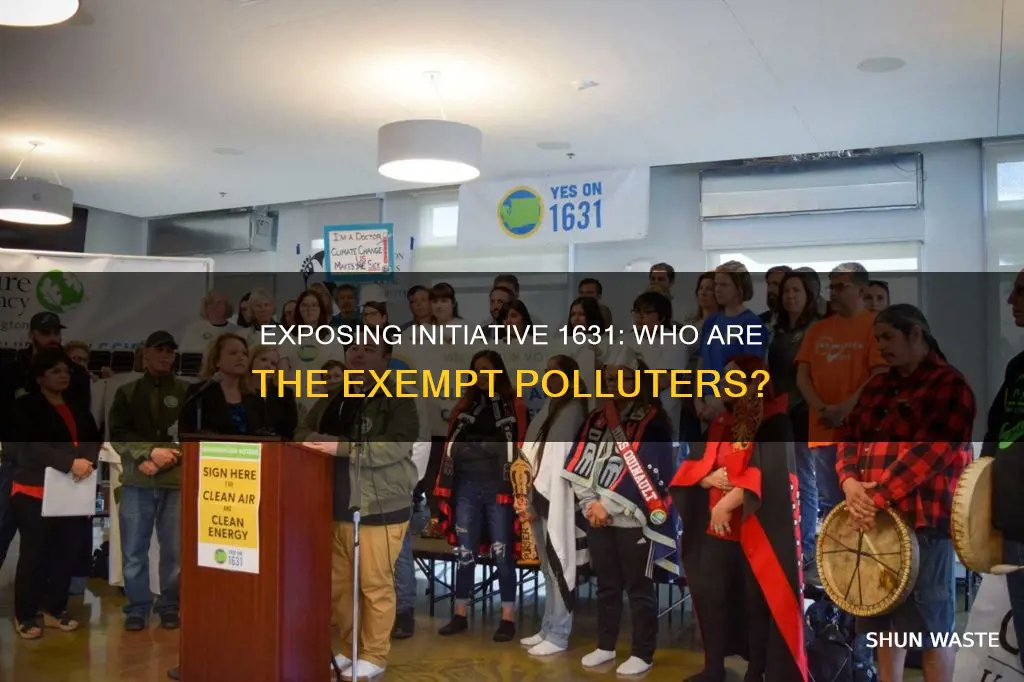 does initiative 1631 exempt top 10 polluters
