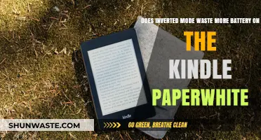 Inverted Mode on Kindle Paperwhite: Battery Drain or Saver?