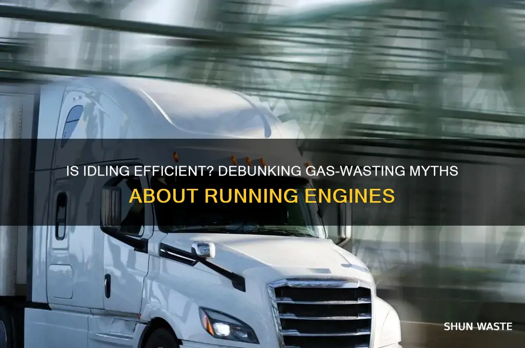does it waste gas to keep it running or