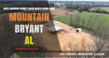 Does Jackson County Solid Waste Serve Sand Mountain, Bryant, AL?