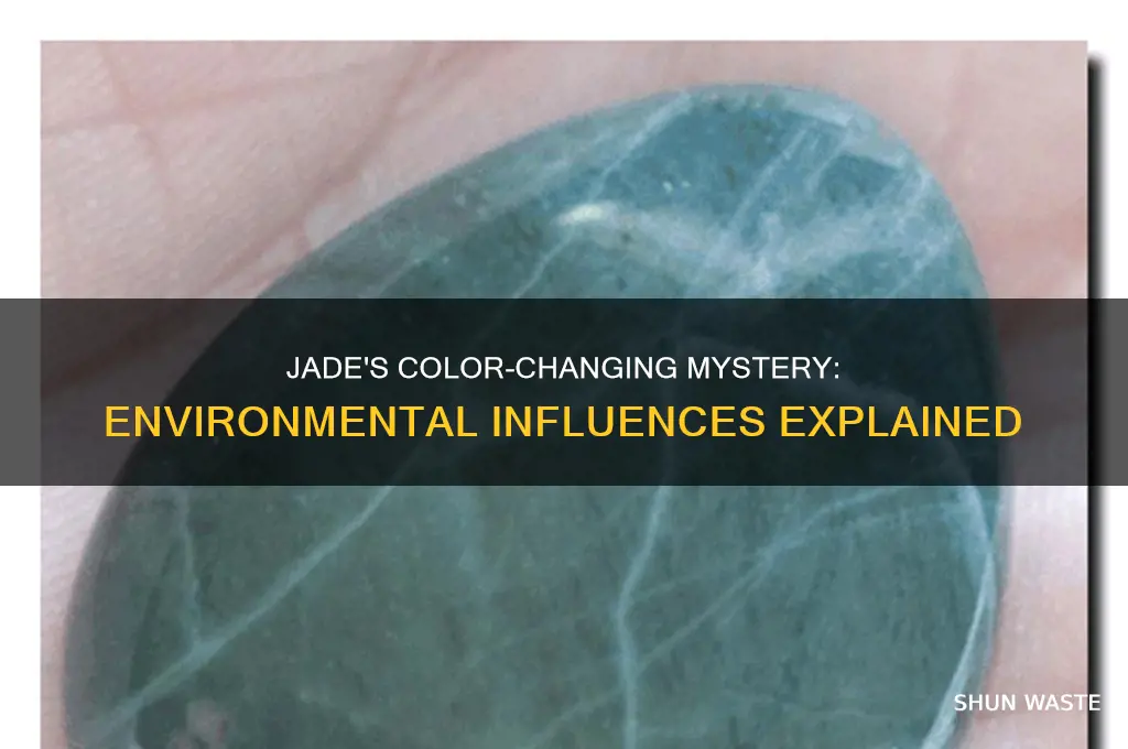 does jade change color based on environment